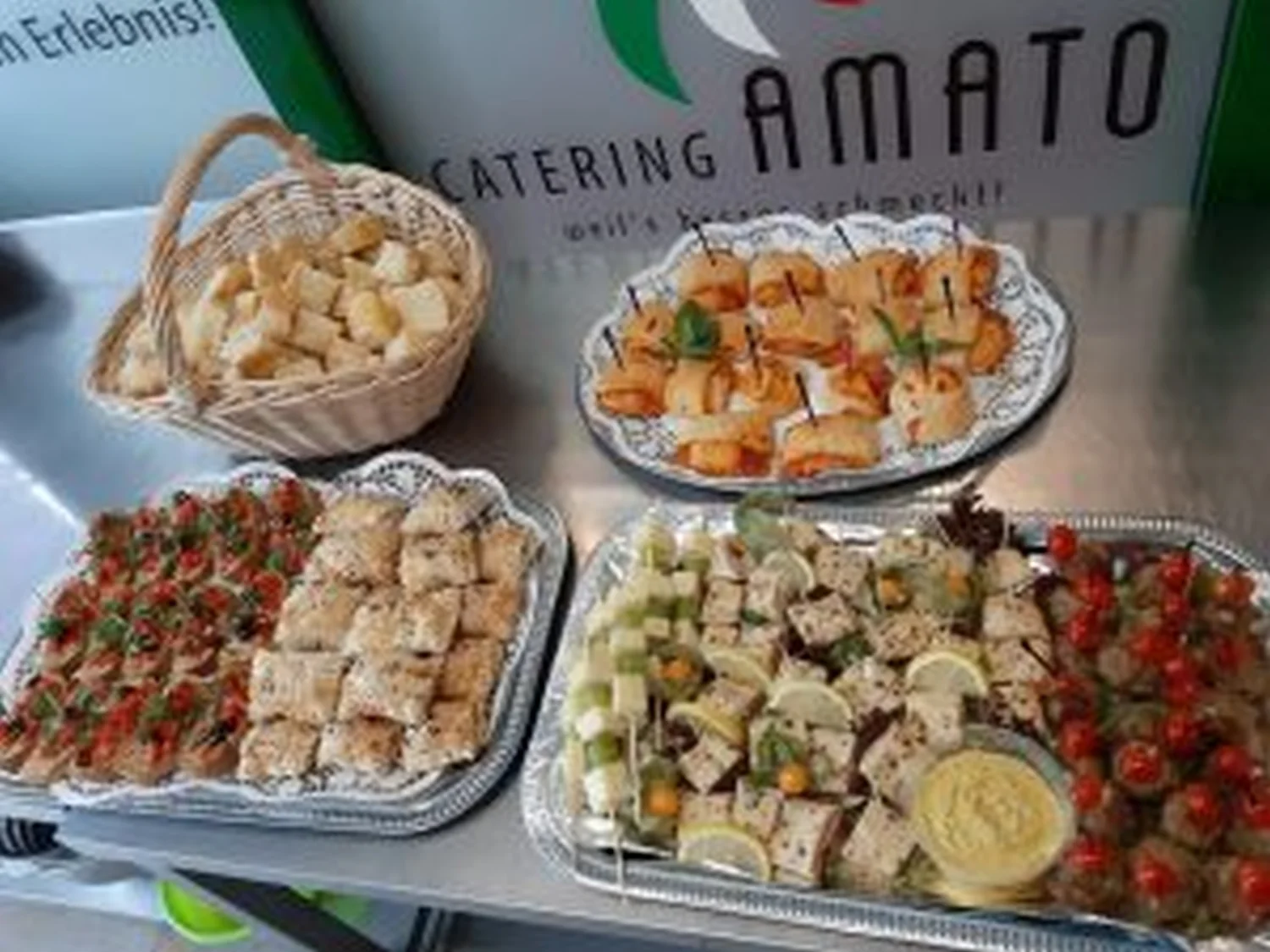 Fingerfood-Variationen von Catering Amato